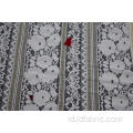 Nylon Cotton Rayon Metallic Lace Fabric